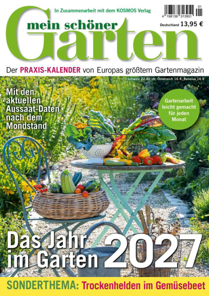 04.09. Mein schöner Garten Praxiskalender 2027 13,95