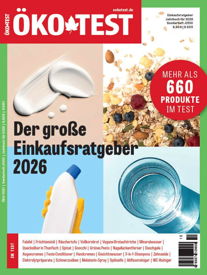 09.10 Öko test jahrbuch einkaufsratgeber 2025 9,90