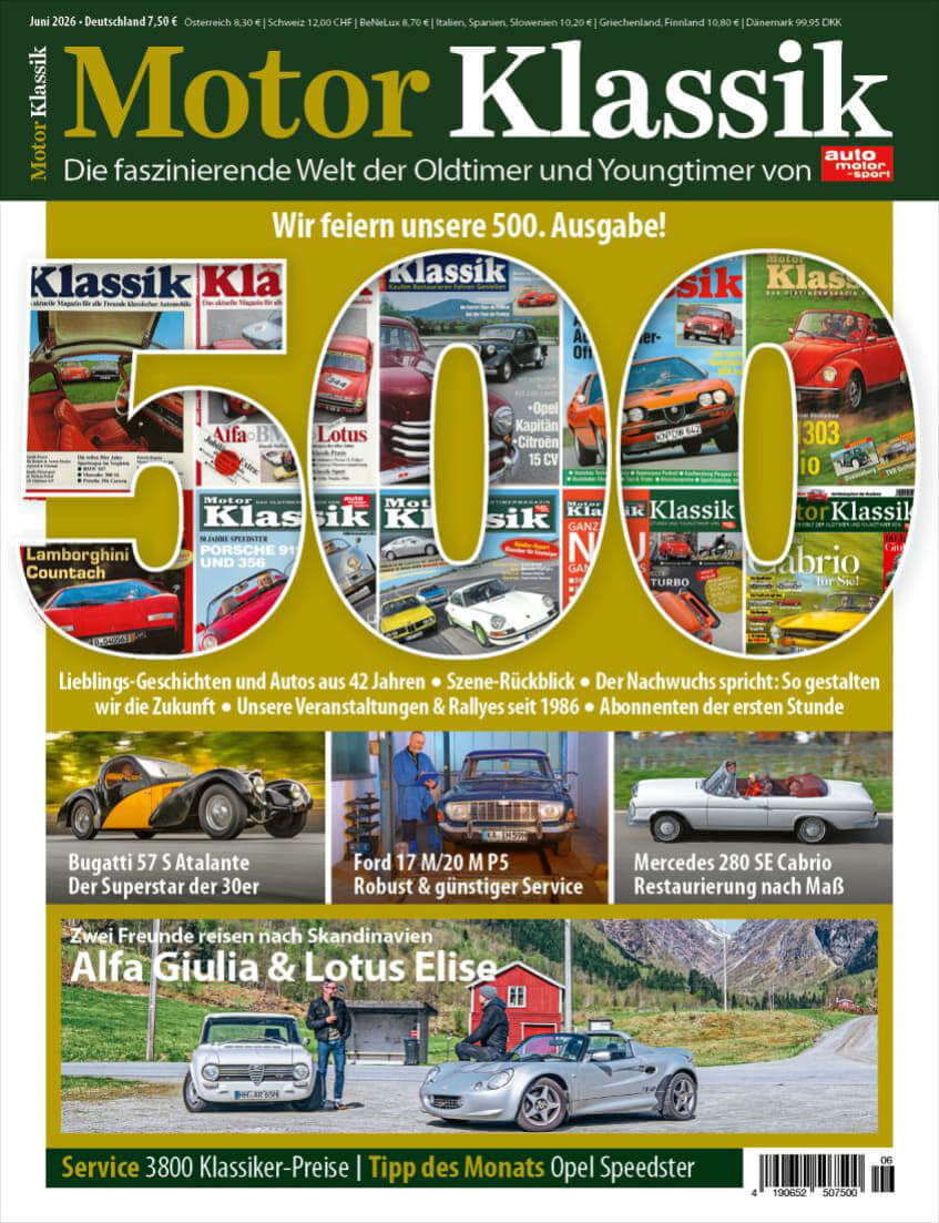 21.05. Motor Klassik 500. Ausgabe 7,50