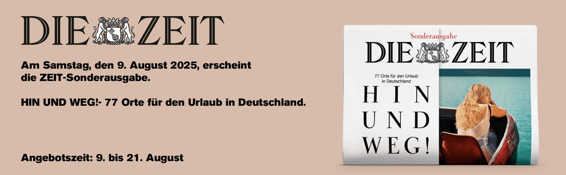 DIE ZEIT #34/2025 - Doppelplatzierung