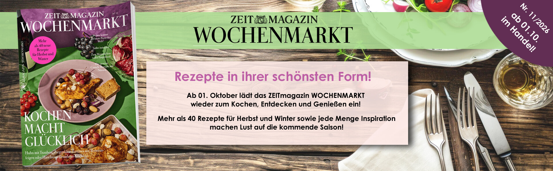 Zeit Magazin Wochenmarkt KW 40 Kopie