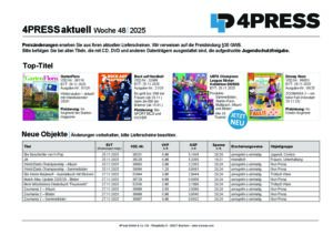 Wocheninfo KW 48_2025 Ausführliche Information